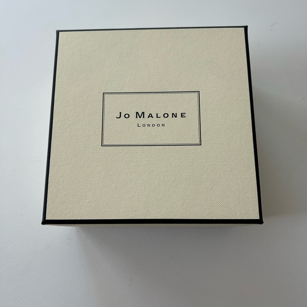 Jo Malone Cream & Black Small Empty Square Box